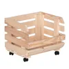 STOLMAK Obstkiste aus Holz mit Rollen – 3 Etagen – 79x37x30 Produktbild-Vorschau 15