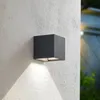 Prios LED-Solarwandlampe Lius, Höhe 15 cm, Bewegungssensor Produktbild-Vorschau 2