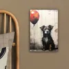 Wanddeko 20x30 cm - Banksy - Hund - Luftballon - Tiere, Produktbild-Vorschau 5