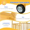 Outsunny Sandkasten mit Dach, Sandkiste aus Holz mit Produktbild-Vorschau 7