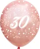 Oblique Unique Luftballon Set Zahl 30 für 30. Geburtstag Produktbild-Vorschau 2