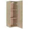 vidaXL 5 tlg. TV Schrank Set Sonoma Eiche Holzwerkstoff - Produktbild-Vorschau 9