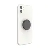 A white iPhone with a PopSocket attached to the back. Podgląd zdjęcia produktu