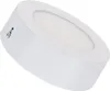 A white, round LED ceiling light is shown against a white background. Produktbild-Vorschau