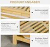 HOMCOM Wäschekorb Wäschetruhe 55L Wäschebox, Wäschesammler Produktbild-Vorschau 6