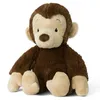 A plush toy monkey sitting on a white background. Produktbild-Vorschau