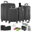 ONBEST Hartschalen Koffer Set | 4-teilig | Schwarz | mit Produktbild-Vorschau 1