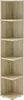 Eckregal - Eiche Sonoma Nachbildung - 24 x 142 cm - mit 5 Produktbild-Vorschau 1
