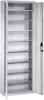 CP Lager-Regalschrank B700xT300xH1980 mm RAL 7035 mit Türen Produktbild-Vorschau 8