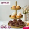 Kovový / zlatý stojan Cookinglife - ø 15, 20 a 25 cm - 3 Náhľad obrázku produktu 4