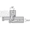 SFS SFS Einbohrband für Futtertüren, 10-10599 Produktbild-Vorschau 3