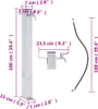 vidaXL Colonna d'acqua per il giardino 100 cm in acciaio Anteprima dell’immagine prodotto 6