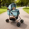 Hundewagen klappbar Transporttasche Hundebuggy bis 15kg Produktbild-Vorschau 6