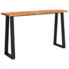 Tavolo consolle bordo albero 140x40x80 cm in legno Anteprima dell’immagine prodotto 1