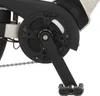 A close-up view of the crankset and pedal of a bicycle. Produktbild-Vorschau