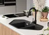 PRIMAGRAN Eckspüle Anthrazit 90x50cm, Granitspüle 1,5 Produktbild-Vorschau 3