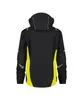 DASSY Softshell jas KALAMA, maat L, zwart/geel Productafbeelding-voorbeeld 2