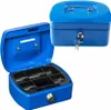Idena Geldkassette Mini 125x95x60mm, blau - Metall, 6 Produktbild-Vorschau 2