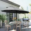 Outsunny slunečník s ruční klikou, oválný 460 x 270 x 240 Náhled obrázku produktu 8