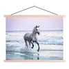 MuchoWow® Textilposter Pferd - Meer - Pastell 40x30 cm mit Produktbild-Vorschau 1