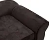 vidaXL Pohovka pro psy hnědá 72x45x30 cm plyšová Náhled obrázku produktu 6