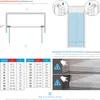 i-flair Duschtür 116-120 cm - Höhe: 195 cm, schwarze Produktbild-Vorschau 3