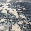 Kurzflor Teppich Used Look Ornamentale Muster Jeansblau Produktbild-Vorschau 3