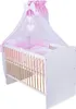 KMbaby Babybett K2 gelb-weiss 120x60 mit 10tlg Bettwäsche Produktbild-Vorschau 1