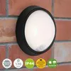 LED venkovní světelný detektor pohybu IP44 12 W černý plast Náhled obrázku produktu 2