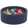 KiddyMoon 90x30cm/200 míčků ∅ 7cm Kulatý Suchý Bazén s Náhled obrázku produktu 1