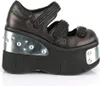 KERA-13 Damen Sandale von DemoniaCult, Schwarz-Zinn EU 39, Produktbild-Vorschau 5
