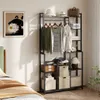 WISFOR Kledingrek met kledingstang, 7 planken, schoenenrek, Productafbeelding-voorbeeld 1