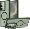 A product shot of a phone case with a magnetic ring and a kickstand, shown from multiple angles. Produktbild-Vorschau