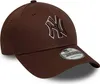 New Era MLB 9FORTY Team Outline Cap New York Yankees brown Produktbild-Vorschau 3