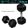 MOVIT Hexagon Kurzhanteln 2er Set 20kg, Hantel Hanteln Produktbild-Vorschau 3