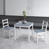 SUGIFT Essgruppe 3-teilig Massivholz Kiefer, Esstisch mit 2 Produktbild-Vorschau 1