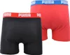 2er Pack PUMA Basic Boxershorts Jungen red/black 134-140 Produktbild-Vorschau 6