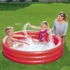 Bestway - Piscine gonflable 3 chambres 152x30cm (Rouge) Voir les images du produit 3