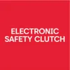 The image shows the words "ELECTRONIC SAFETY CLUTCH" in white text on a red background. Anteprima dell’immagine prodotto