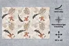 MuchoWow® Schreibtischunterlage Sommer - Monstera - Braun Produktbild-Vorschau 2