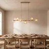 Hängeleuchte Metall Rauchglas H: max. 156 cm Beige Cognac Produktbild-Vorschau 9