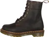 A side view of a brown Dr. Martens boot. Voir les images du produit