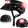 Fahrradhelm mit Licht - Sofort gesehen Werden - Produktbild-Vorschau 1