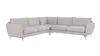 S-STYLE MÖBEL - Modernes Ecksofa Frema mit Silber Metall Produktbild-Vorschau 2