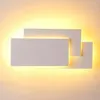 Applique murale LED d'intérieur design blanc Rectangles 12W Voir les images du produit 5
