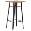 3-teiliges Bar-Set Stahl Braun Schwarz Produktbild-Vorschau 2