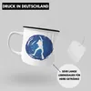 Trendation - Taucher Emaille Tasse Geschenk Grafik für Produktbild-Vorschau 3
