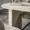 Hoyz-Kollektion – Esstisch 180 Arch – Travertin-Optik – MDF Produktbild-Vorschau 6