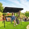 COSTWAY 3-Sitzer Hollywoodschaukel mit Sonnendach, Produktbild-Vorschau 6