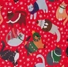 Geschenkpapier niedliche Weihnachtskatzen 70cm x 2m Rolle Produktbild-Vorschau 2